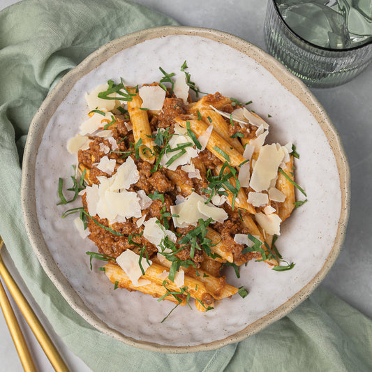 Beef Bolognese And Penne Pasta