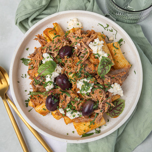 Lamb Ragu And Rigatoni Pasta