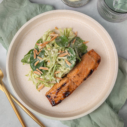 Teriyaki Salmon And Citrus Slaw