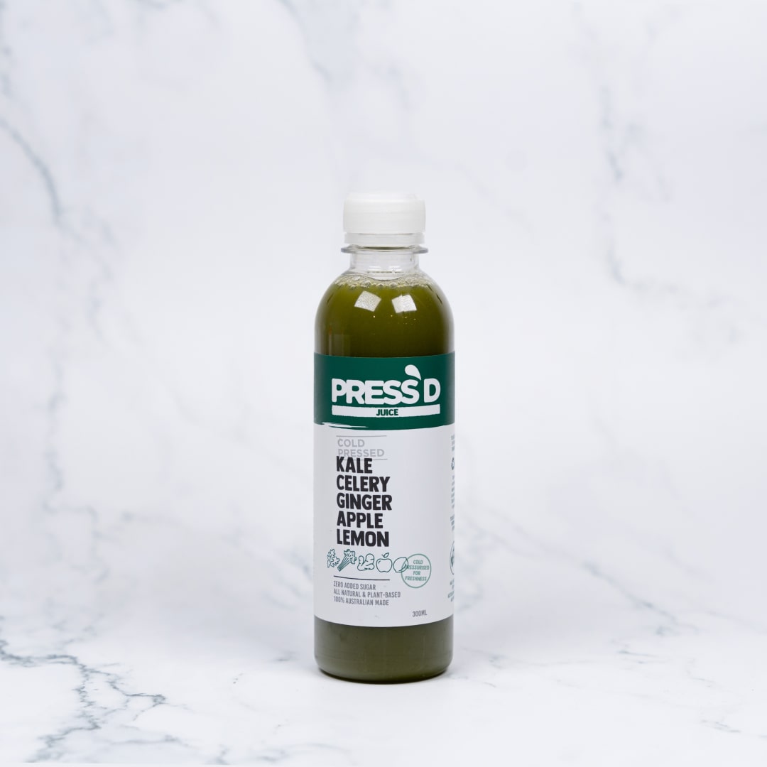 Press'd Juice - Kale Celery Ginger Apple Lemon Juice - 300ml